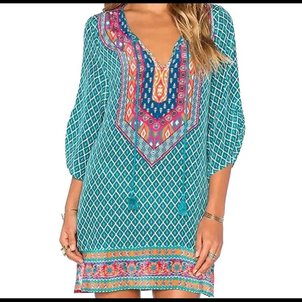 Urban Coco Women Bohemian Shift Dress